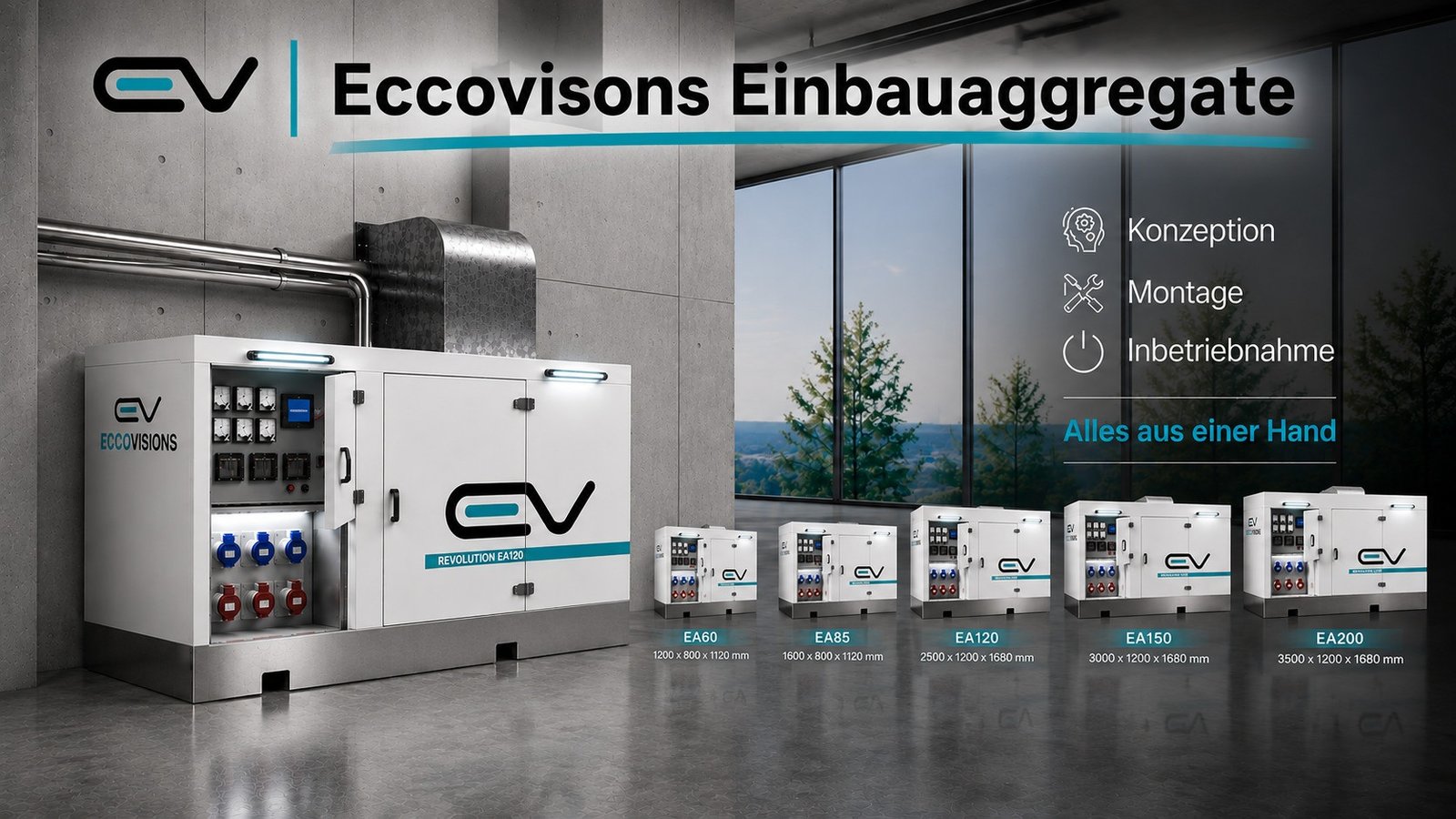 Eccovisions Einbauaggregate EA-Line